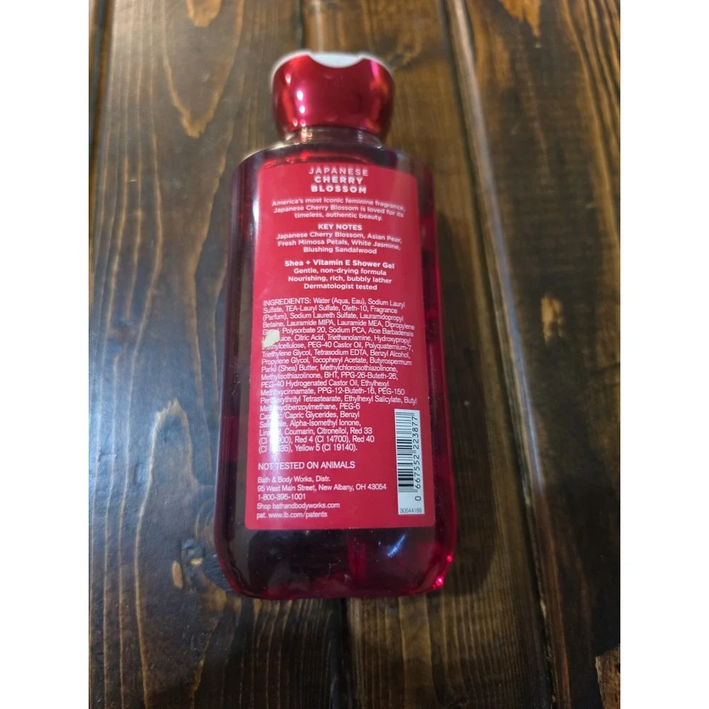 Bath & Body Works JAPANESE CHERRY BLOSSOM Body Wash Shower Gel Shampoo 10oz